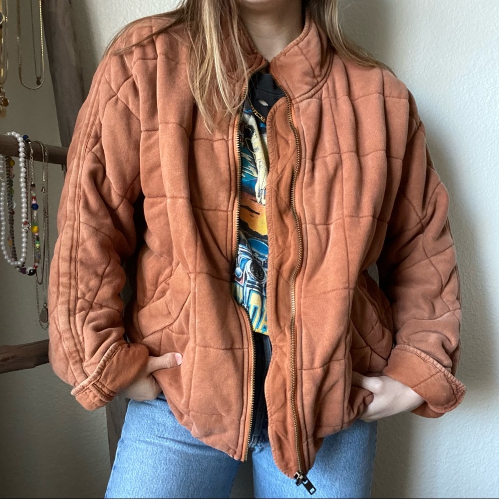 Free People Dolman Quilted Jacket